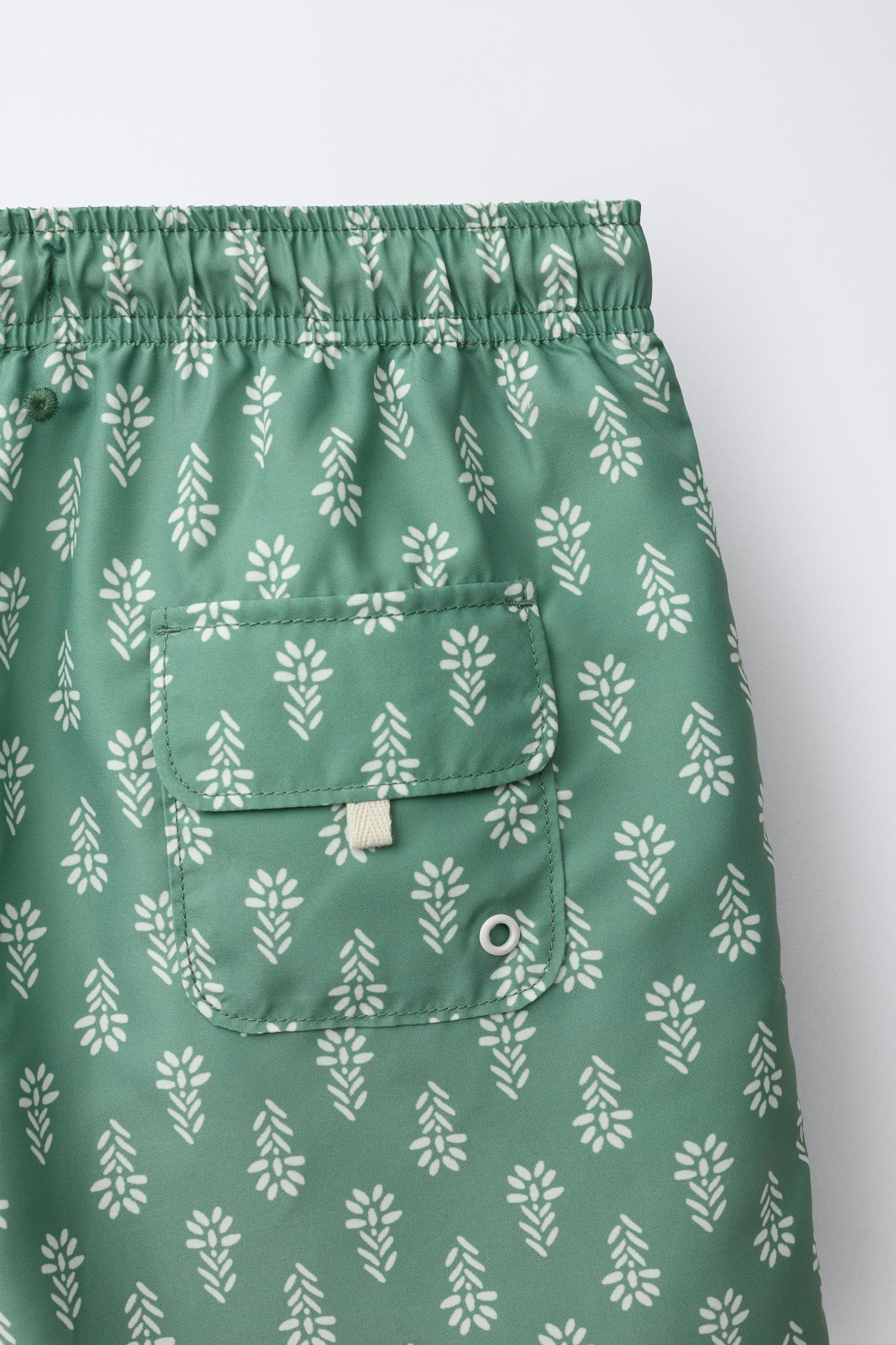 AGES 6-14 / PRINTED SWIM SHORTS